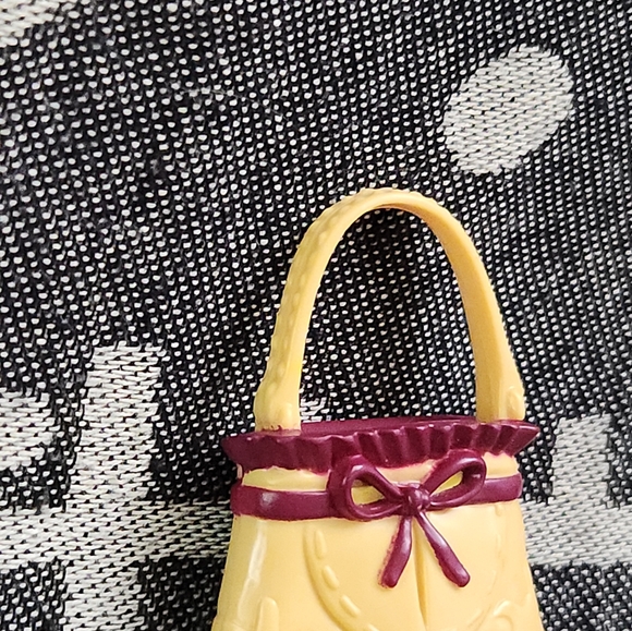 My Scene Shopping Spree (Trinkets) Chelsea Yellow & Red Purse Hand Bag Accessory - Picture 5 of 10